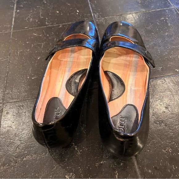 Born Patent Leather Mary Jane Ballet Flats 8.5M - Picture 2 of 6